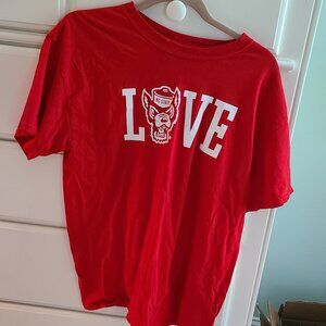 NC State Love T-Shirt Large